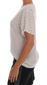 Blusa di seta Chic Polka Dot