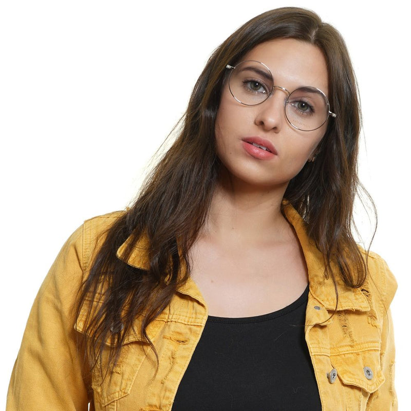 Silver Women Optical Frames