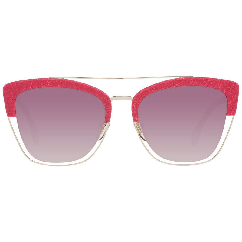 Lunettes de soleil des femmes roses