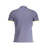 Blue Cotton Polo Shirt