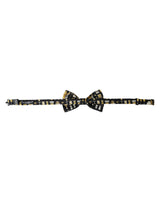 Black Silk Cocktail Adjustable Neck Men Bow Tie