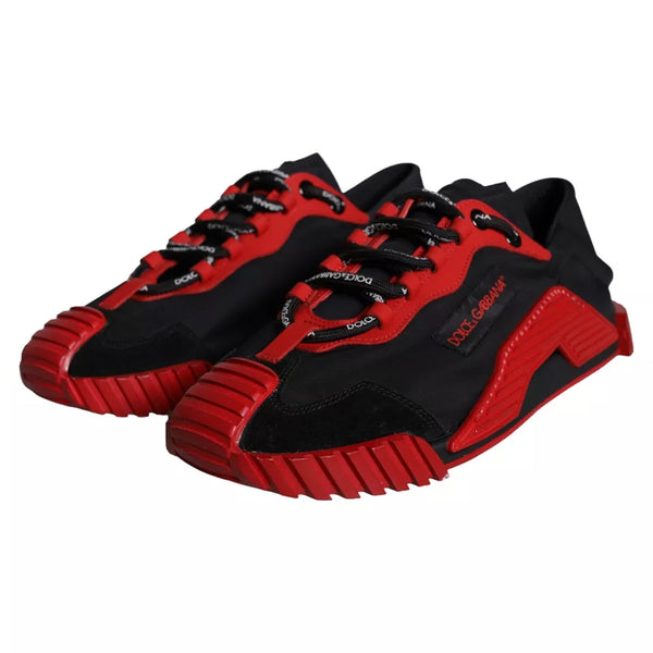 Black Red NS1 Low Top Sneakers Men Shoes