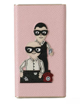 Chic Pink Leder Power Bank