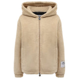 Beige Polyester Jackets & Coat