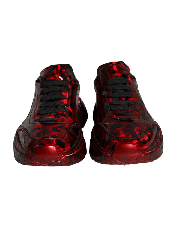 Red Leopard Daymaster Low Top Sneakers Shoes