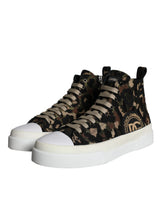 Multicolor Camouflage High Top Sneaker Shoes