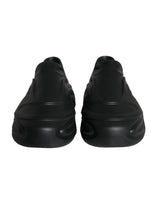 Black Foiled Rubber Toy Low Top Sneakers Shoes