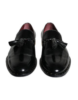 Black Calf Leather Loafer Mens Dress Shoes