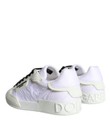 White Portofino Logo Low Top Trainers Sneakers Shoes