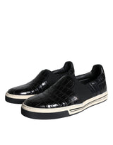 Black Leather Loafers Slippers Casual Shoes