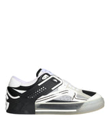 Black Silver Custom 2.Zero Low Top Sneakers Shoes