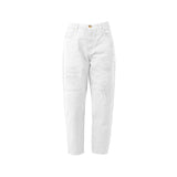 White Cotton Jeans & Pant