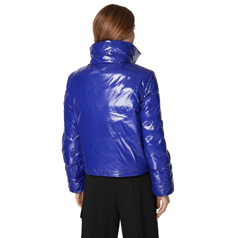 Blue Nylon Jackets & Coat