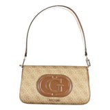 Beige Polyethylene Handbag