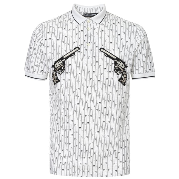 White Cotton Polo Shirt