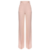 Pink Polyester Jeans & Pant