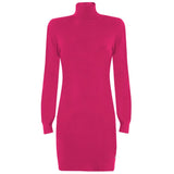 Fuchsia Viscose Dress