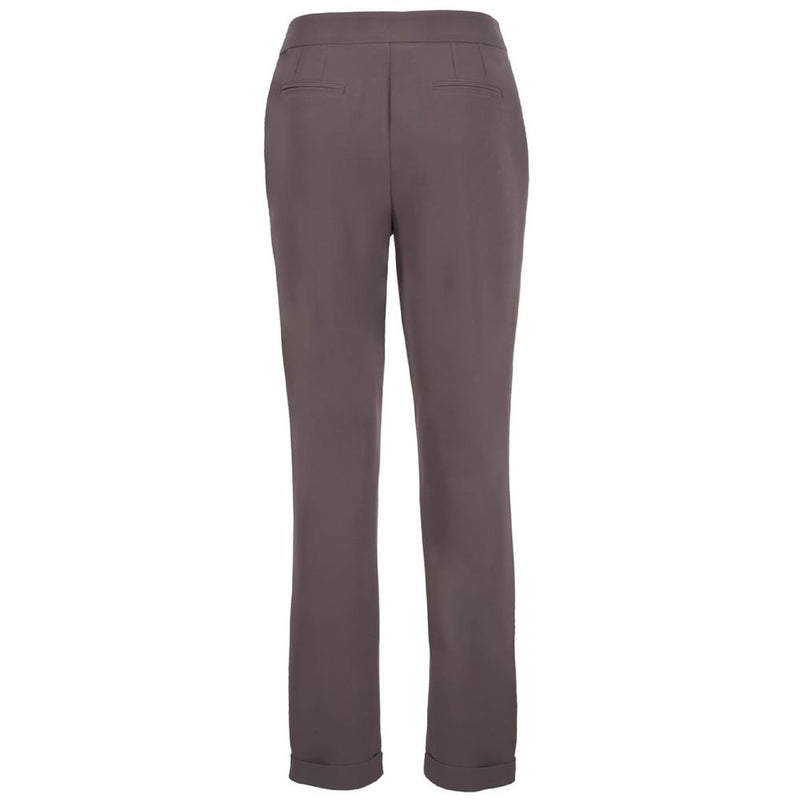 Gray Polyester Jeans & Pant