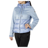 Light Blue Nylon Jackets & Coat