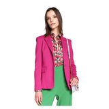 Fuchsia Viscose Suits & Blazer