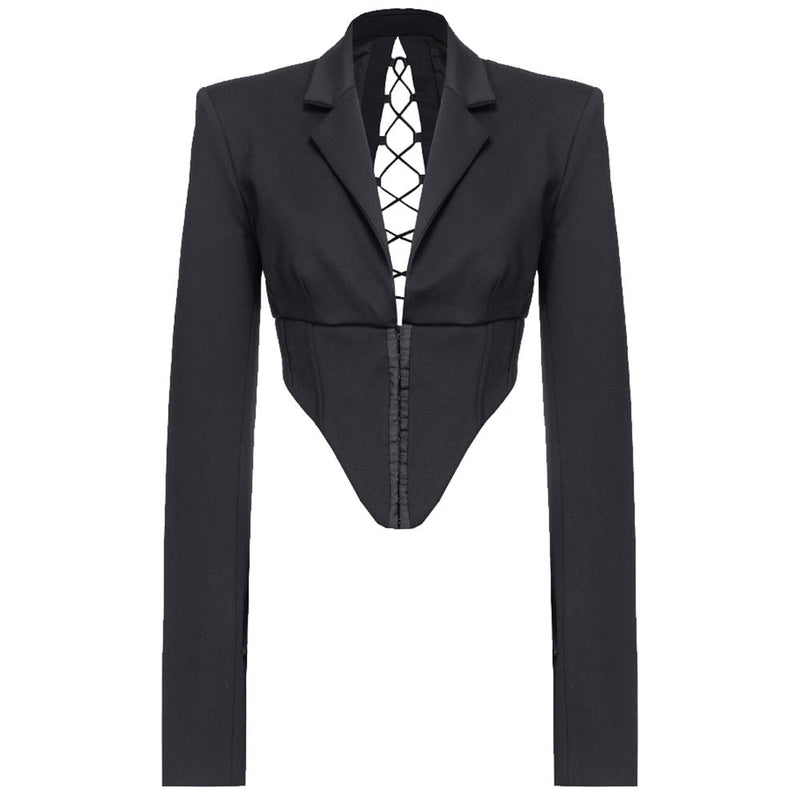 Black Viscose Suits & Blazer