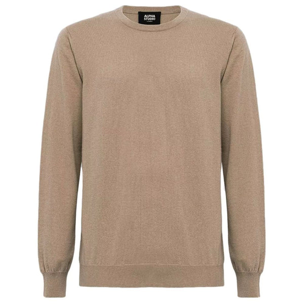 Brown Wool Vergine Sweater