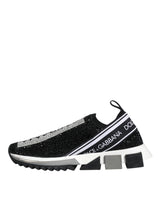 Black Strass Sorrento Low Top Sneakers Shoes