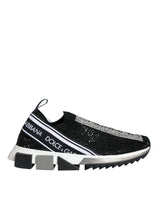 Black Strass Sorrento Low Top Sneakers Shoes