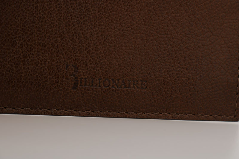 Elegant Leather Men's Wallet in Brown