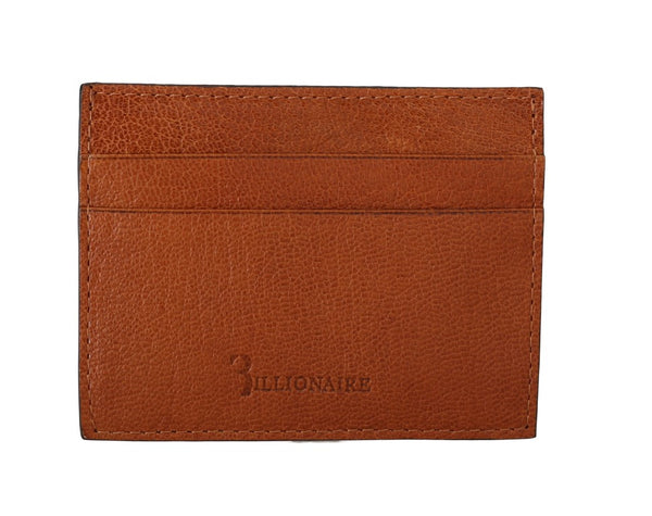 Elegant Men's Leather Wallet in Brown