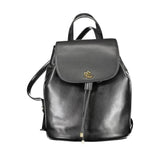 Black Leather Backpack