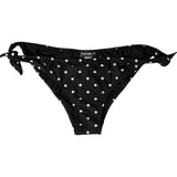 Black Polka Dot Swimwear Beachwear Bottom Bikini