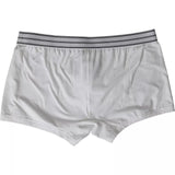 White Cotton Blend Regular Boxer Shorts Underwear