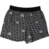 Black DG Logo Cotton Stretch Boxer Shorts Underwear