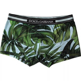 Multicolor Leaf Print Regular Boxer Underwear