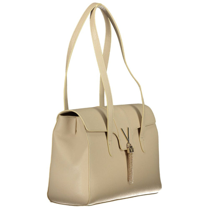 Beige Polyethylene Handbag