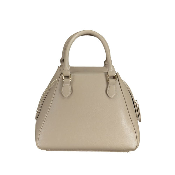 Beige Polyethylene Handbag