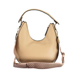 Beige Polyethylene Handbag