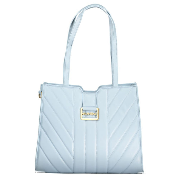 Light Blue Polyethylene Handbag