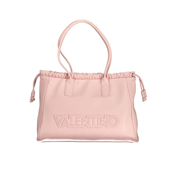 Pink Polyethylene Handbag