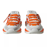 White Orange Airmaster Low Top Sneakers Shoes