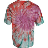 Multicolor Tie Dye Cotton Round Neck T-shirt