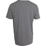 Gray Graphic Print Cotton Round Neck T-shirt