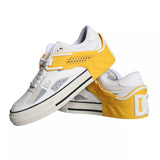 Multicolor Nappa Leather Low Top Sneakers Men Shoes