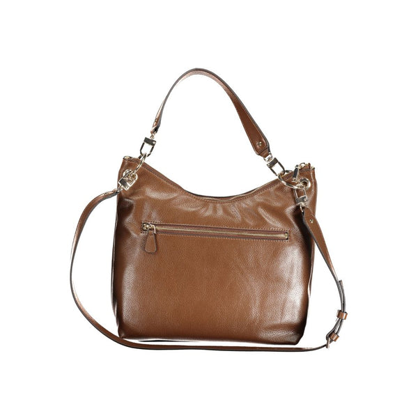 Brown Polyethylene Handbag