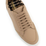 Beige Leather Sneaker