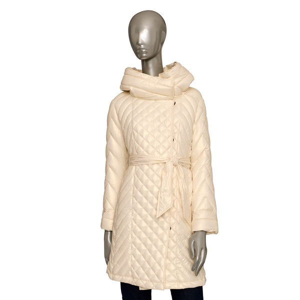 Beige Polyester Jackets & Coat