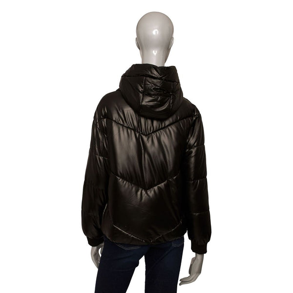 Black Polyester Women's Jacket