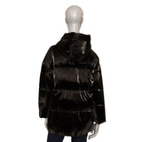 Black Polyester Jackets & Coat