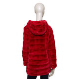 Red Polyester Jackets & Coat